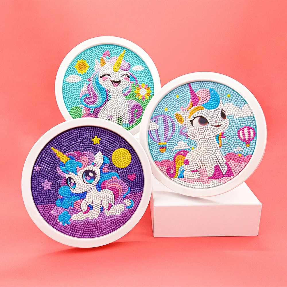 Diamond Painting Set Cute Unicorn 5D DIY Children Adults Photo Frame Craft