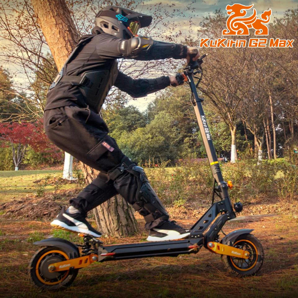 Kukirin G2 Max Scooter électrique tout-terrain pour adultes 1200W moteur 48V 20Ah batterie 55 km/h vitesse maximale 70km longue portée 10 "pneus pliables