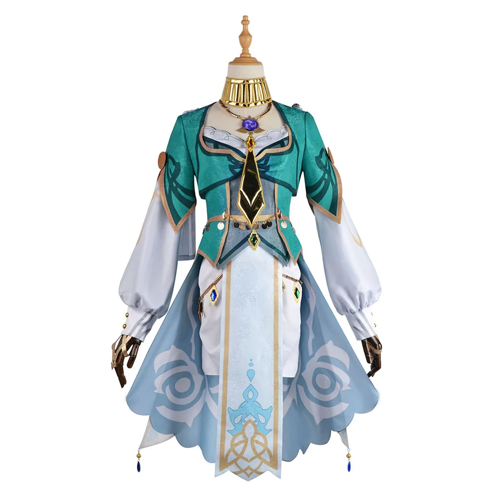 

Genshin Impact Lisa Cosplay Costume Game Genshin Women Girls Dress Halloween Carnival Party Costume Outfit Suit