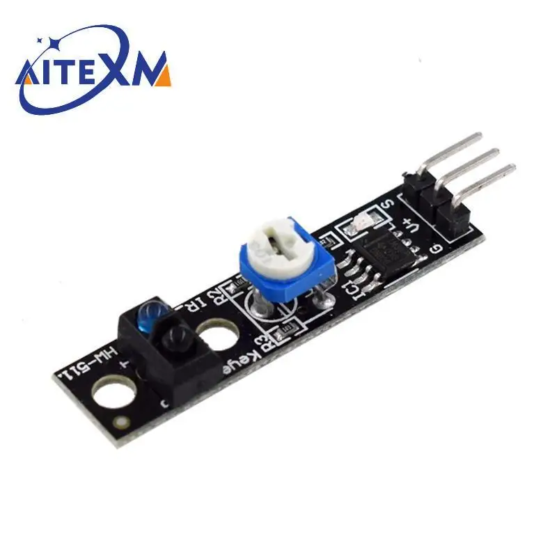 5 Sensori IR TCRT5000 Per Robot - Modulo Rilevamento Ostacoli E Linee Per Arduino