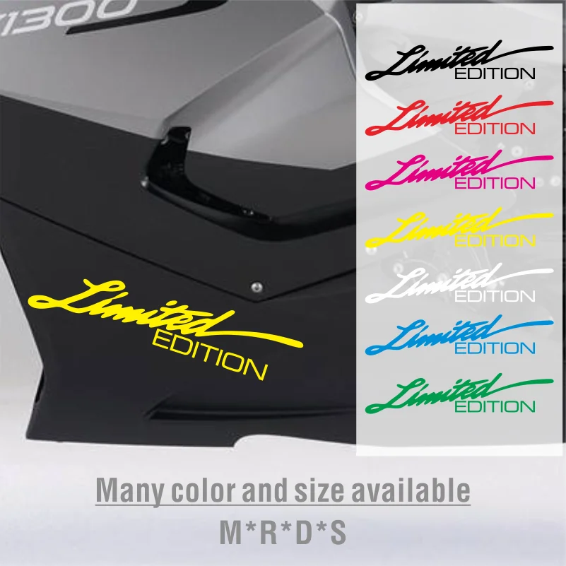 

1 Pair LIMITED EDITION 1 Pair Car Motocycle Reflective Sticker Decals for Suzuki Yamaha BMW Honda Lada Toyota Chevrolet Hyundai
