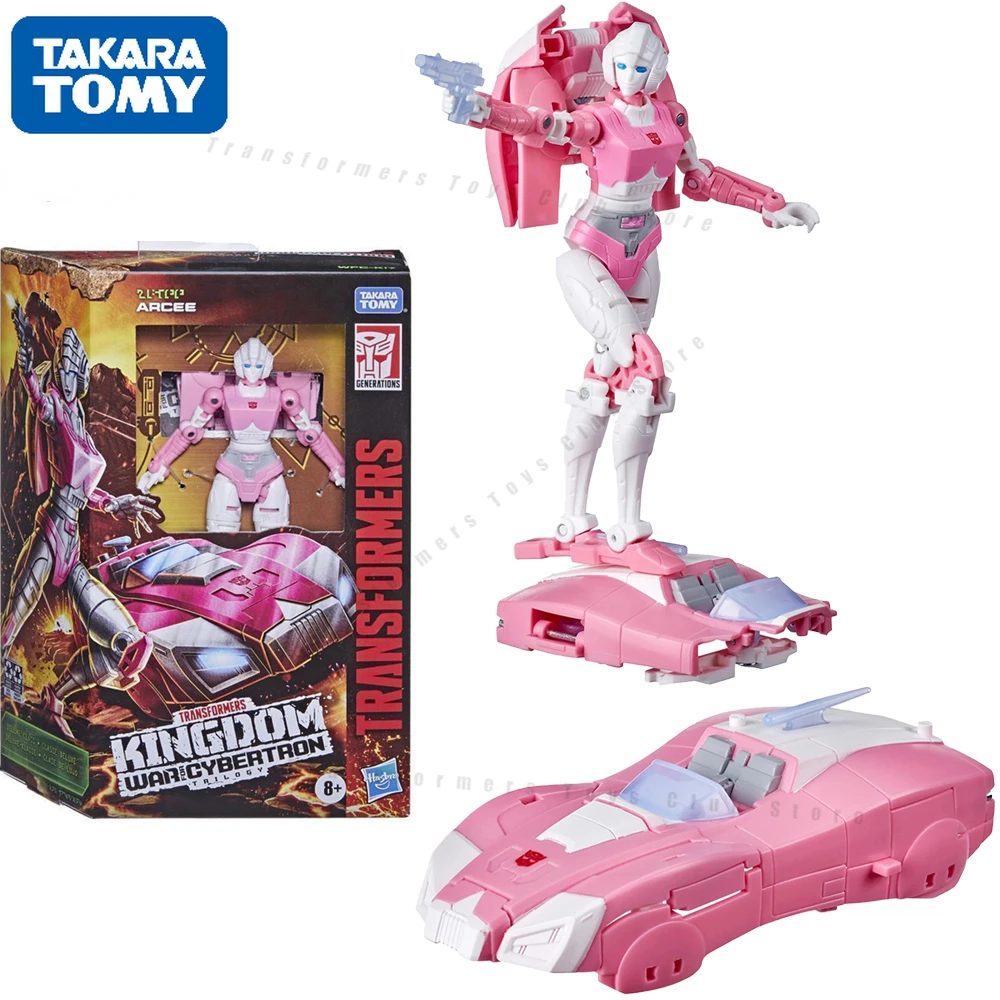 

In Stock TakaraTomy Transformers Generations War for Cybertron: Kingdom Deluxe WFC-K17 Arcee Action Figure Collection Model Toys