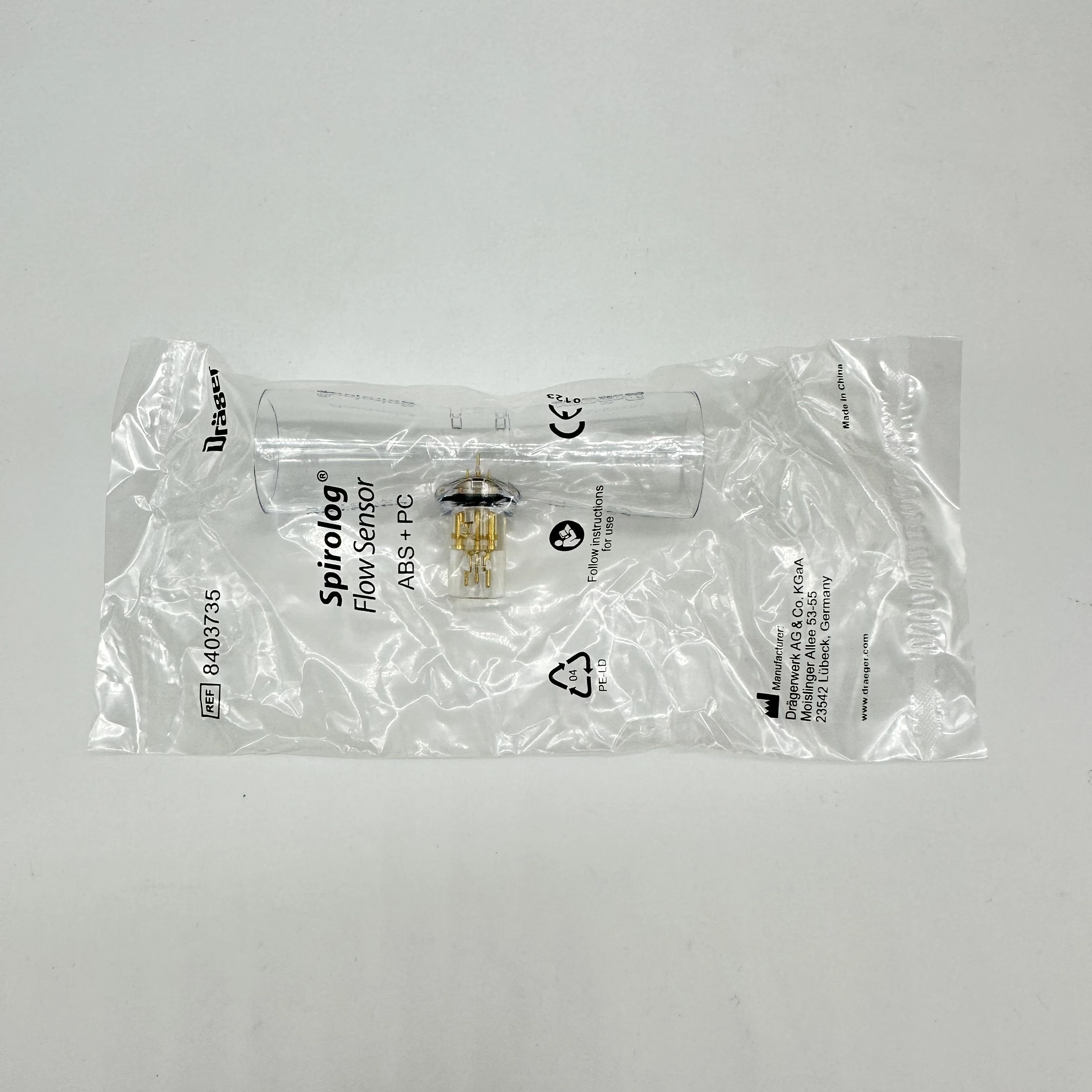오리지널 드레거 인공호흡기 유량 센서 8403735