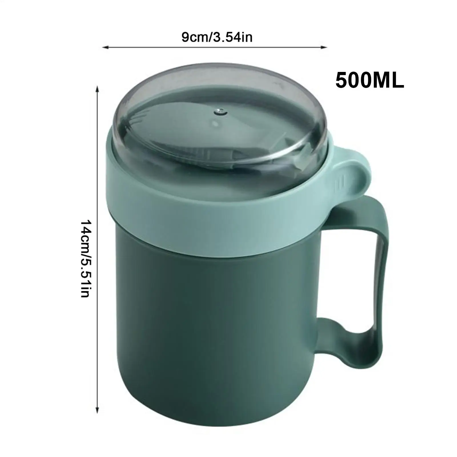 S572df6e3fcb74d1eb8786b6baa65bd2bX küchexyz.de Best Price | Fast Delivery |Quality Product Portable Breakfast Cups 500ml Oatmeal Cereal Nut Yogurt Salad Cup with Lid Spoon School Lunch Box Microwave for Kitchen Tools