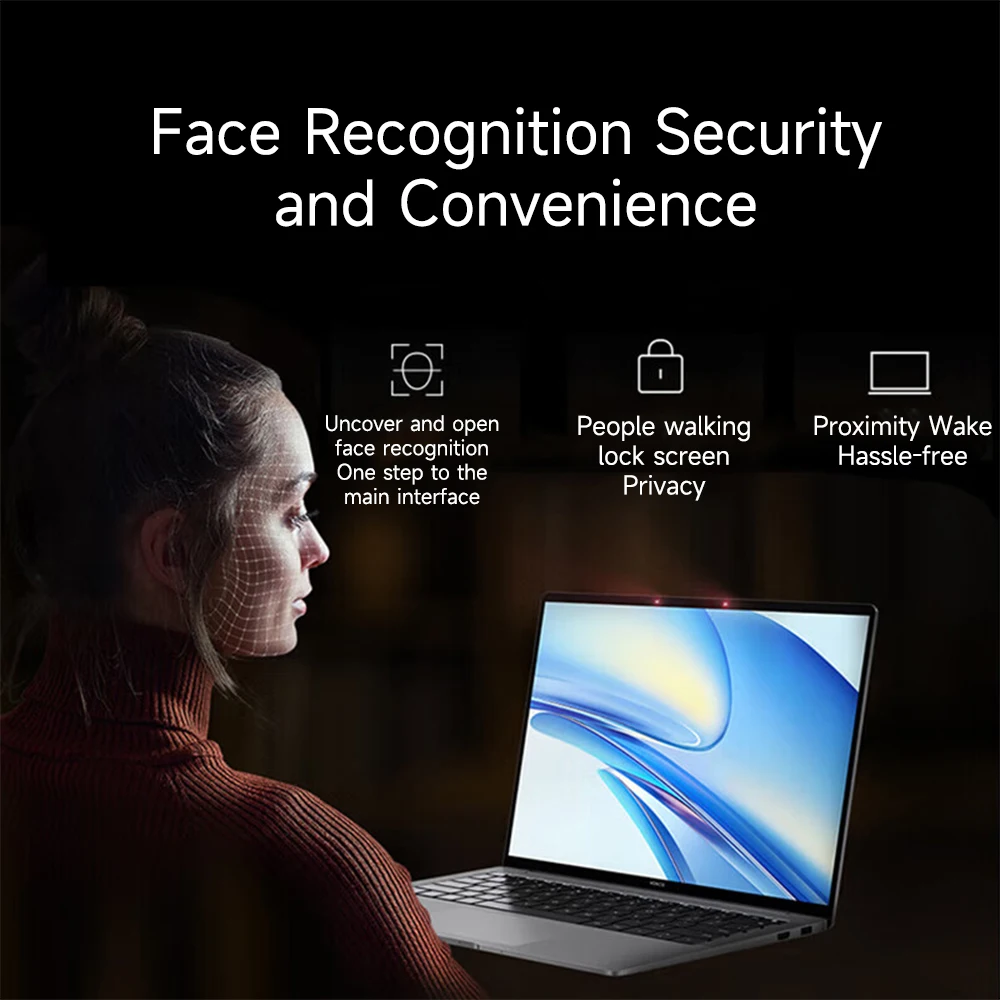 Honor MagicBook 터치스크린 초경량 비즈니스 사무실 컴퓨터, V14 14.2 인치 2.5K 코어 I5, I7 12500, 12700H, 16G, 512G, 1T, 2T, MX550