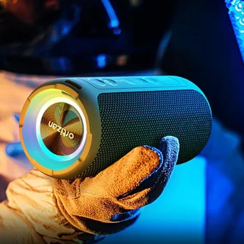 Ortizan X8 Pro Portable Bluetooth Speaker | 40W, Deep Bass, RGB Lights, IP7 1