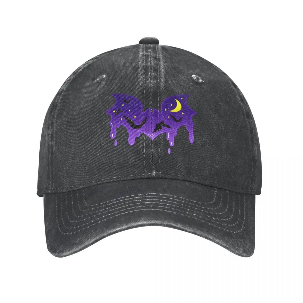 

Bat Melt Baseball Cap Snap Back Hat Caps Horse Hat Men'S Baseball Cap Women'S