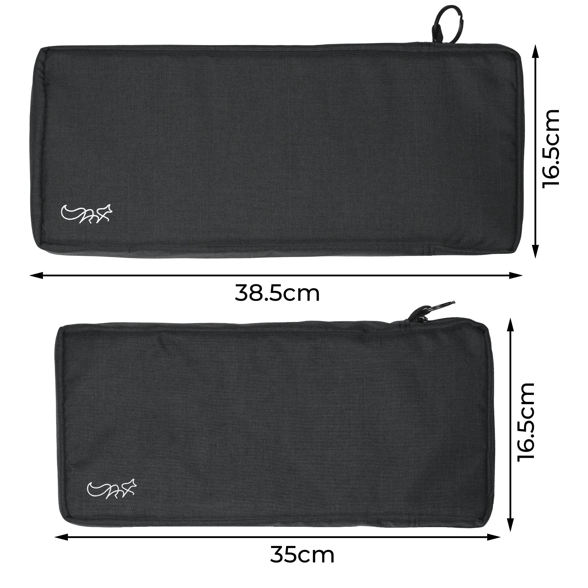 Chosfox-bolsa de Armazenamento Teclado Portátil Grande Capacidade Teclado Mecânico 87 75 67 Impermeável Proteção - Imagem 4