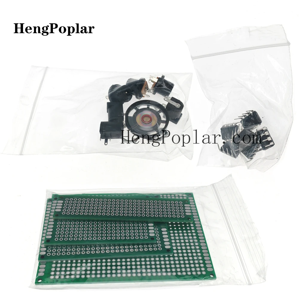 1900 pcs Electronic Component Kit including Assortment + Capacitors + Resistors LED Transistors DC Jacks PCB +opamp