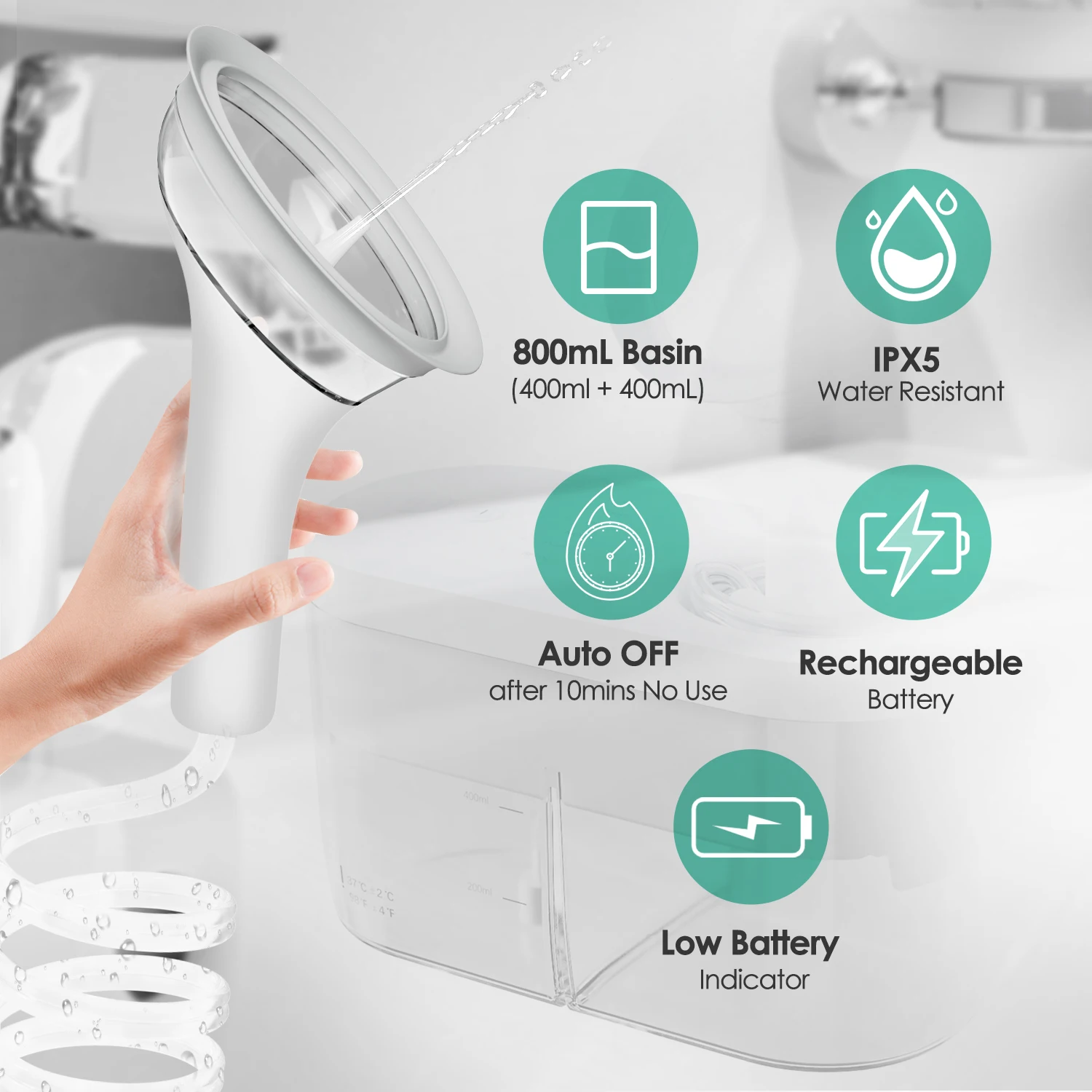 Electric Ear Water Cleaner Earwax Ear Wax Removal Irrigation System Safety Ear Washer Cleaning Adults Kids Ear Cleaner Kits 5
