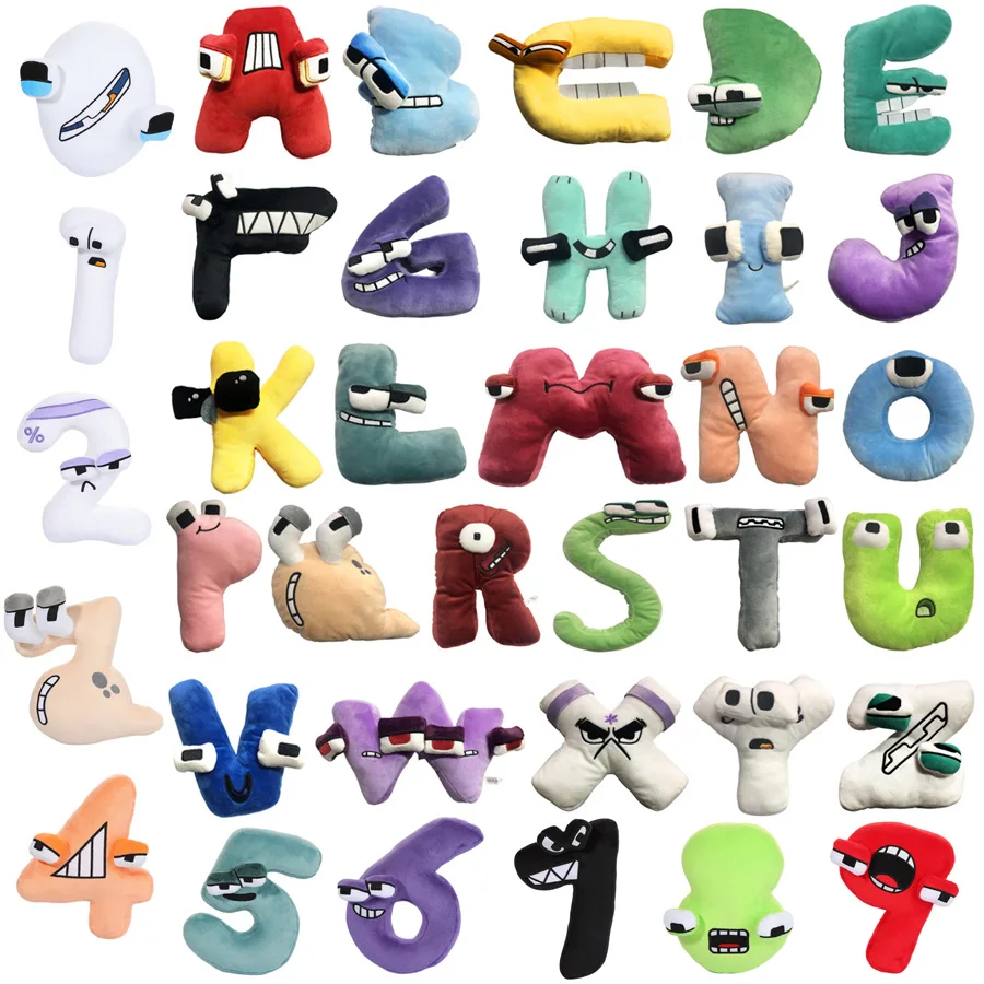 Alphabet Lore Plush Toys English Letter Stuffed Animal Plushie Doll Toys  Gift for Kids Children Educational Alphabet Lore (A-Z) – the best products  in the Joom Geek online store