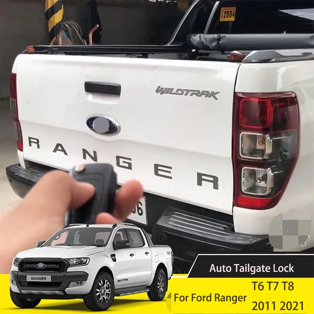 Car Remote Door Lock Kit Automatic Power Tailgate Security Lock Original Car Key Remote Control FOR FORD RANGER T6 T7 T8 T9