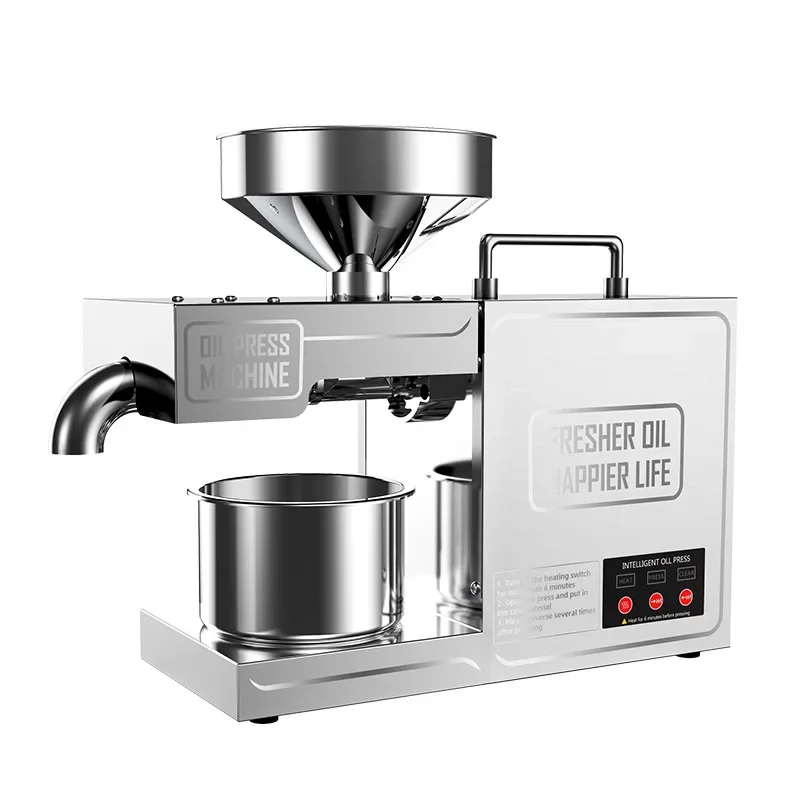 B03 Commercial peanut residue new frying oil machine automatic oil press machine multi-function intelligent oil press machine 5