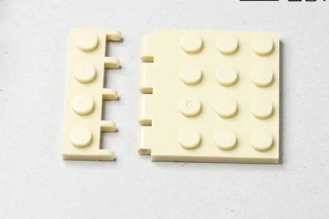 *Hinge plate 1x4+4x4* S044A+B 20pcs DIY enlighten block brick part No. 4315+4213 Compatible With Other Assembles Particles