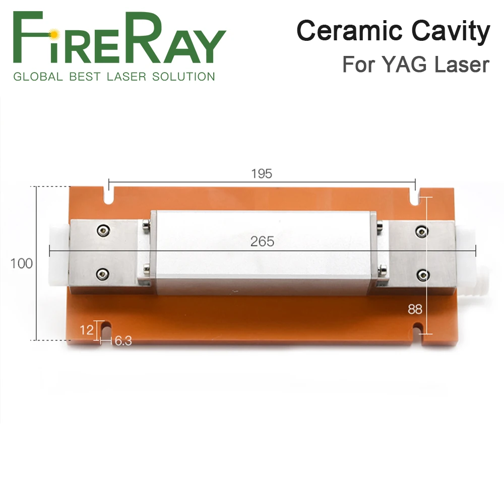 FireRay YAG Laser Single Lamp Ceramic Cavity Xenon Lamp 8*125*270mm Crystal Rod 7*145mm for YAG Laser Welding Machine 2