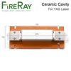 FireRay YAG Laser Single Lamp Ceramic Cavity Xenon Lamp 8*125*270mm Crystal Rod 7*145mm for YAG Laser Welding Machine 2