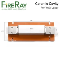 FireRay YAG Laser Single Lamp Ceramic Cavity Xenon Lamp 8*125*270mm Crystal Rod 7*145mm for YAG Laser Welding Machine 2
