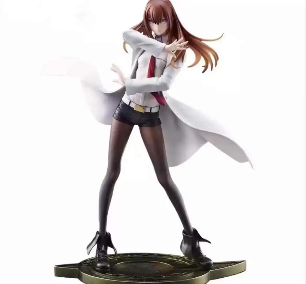 

100% Original: Anime Steins;Gate Makise Kurisu Talented girl Action Figure Anime Figure Model Toys Figure Collection Doll Gift
