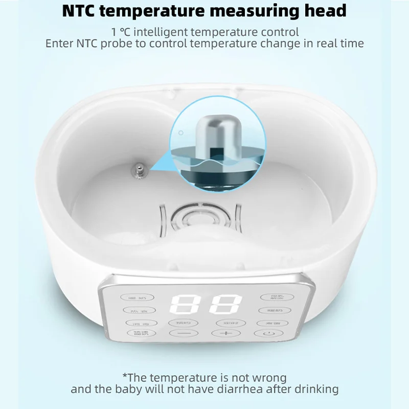 Baby Feeding Bottle Warmer Multi Function Fast Baby Food Heater Baby Milk Warmer Steriliser with Accurate Temp Control 6