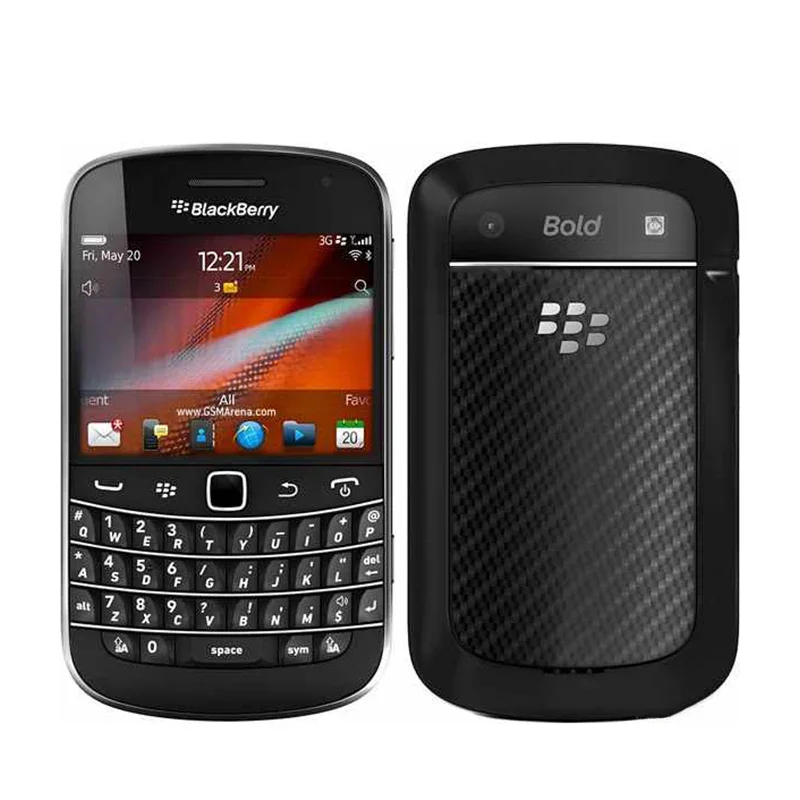 ブラックベリーボールドタッチ9900携帯電話Bluetooth 8GBqwerty