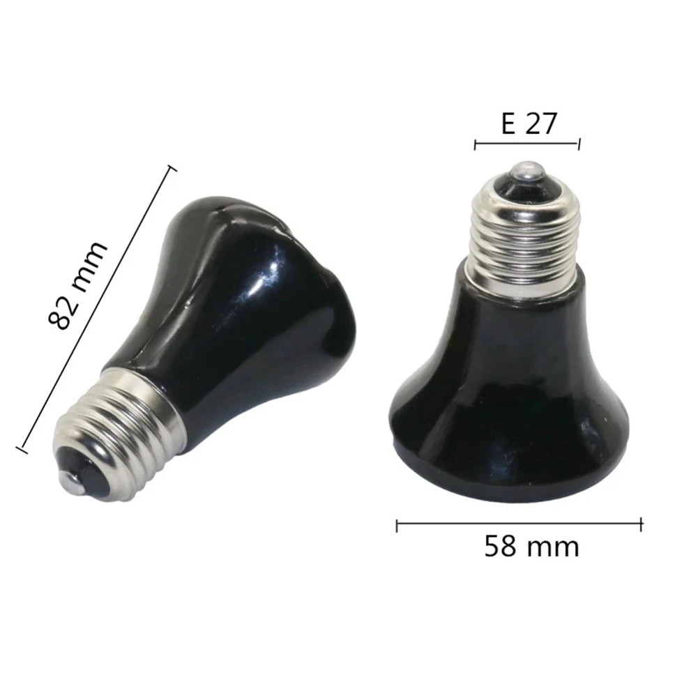 Title 2, 25-75W Pet Reptile Breed Ceramic Heat Emitter H...