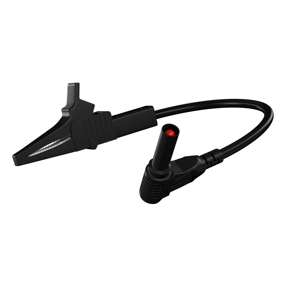 1PC/2PC/5PC 4mm safety banana plug 4mm safety alligator clip cable length 100cm