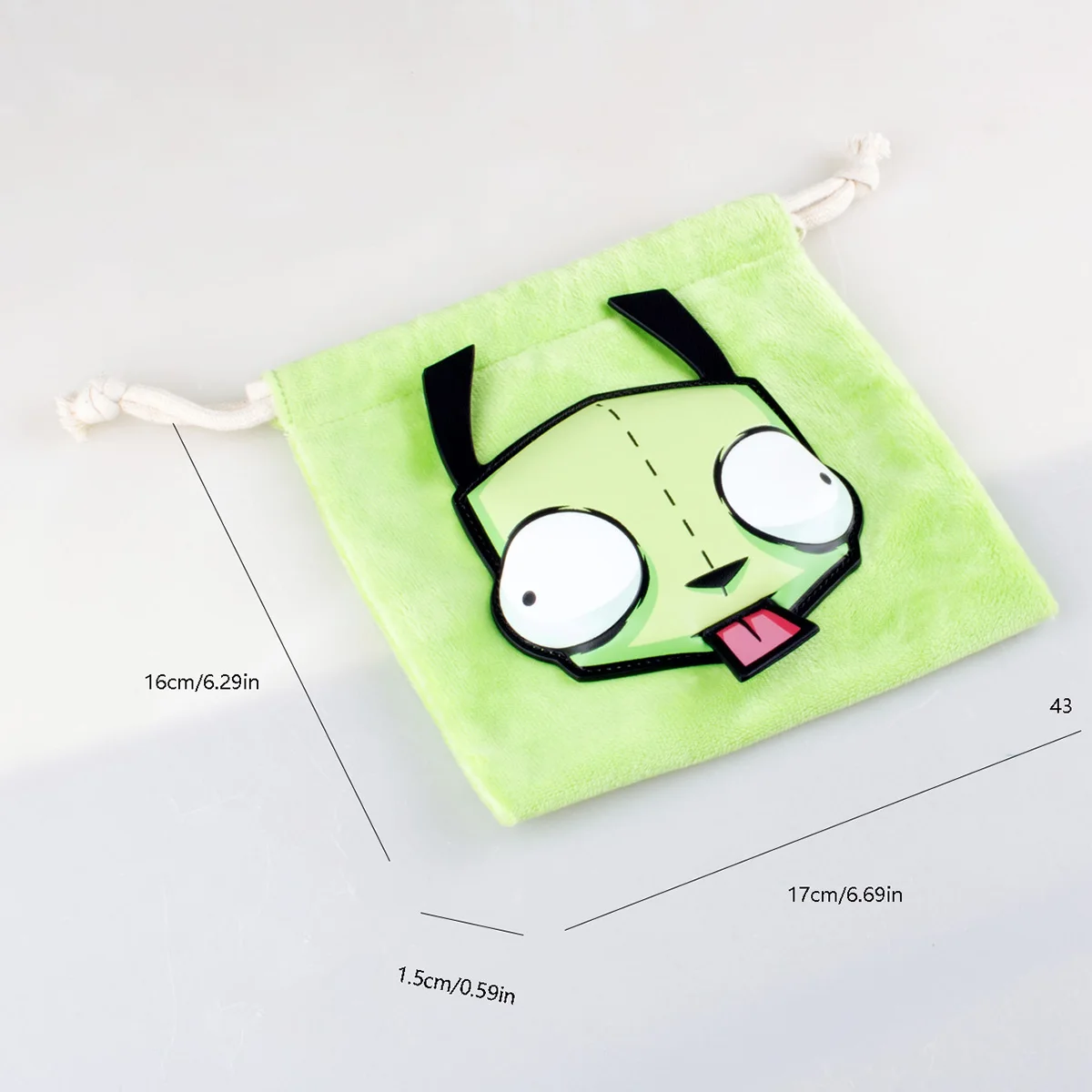 High Quality 3D Green Makeup Bag - Personalized Fashionable Makeup Storage Solution for Organizing Beauty Essentials