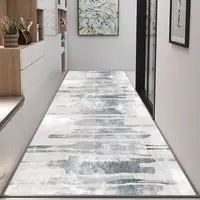 Abstract Easy Clean Long Carpets Modern Household Corridor Rugs Hotel Home Hallway Rug Anti Slip Lobby Aisle Floor Mat Washable 2