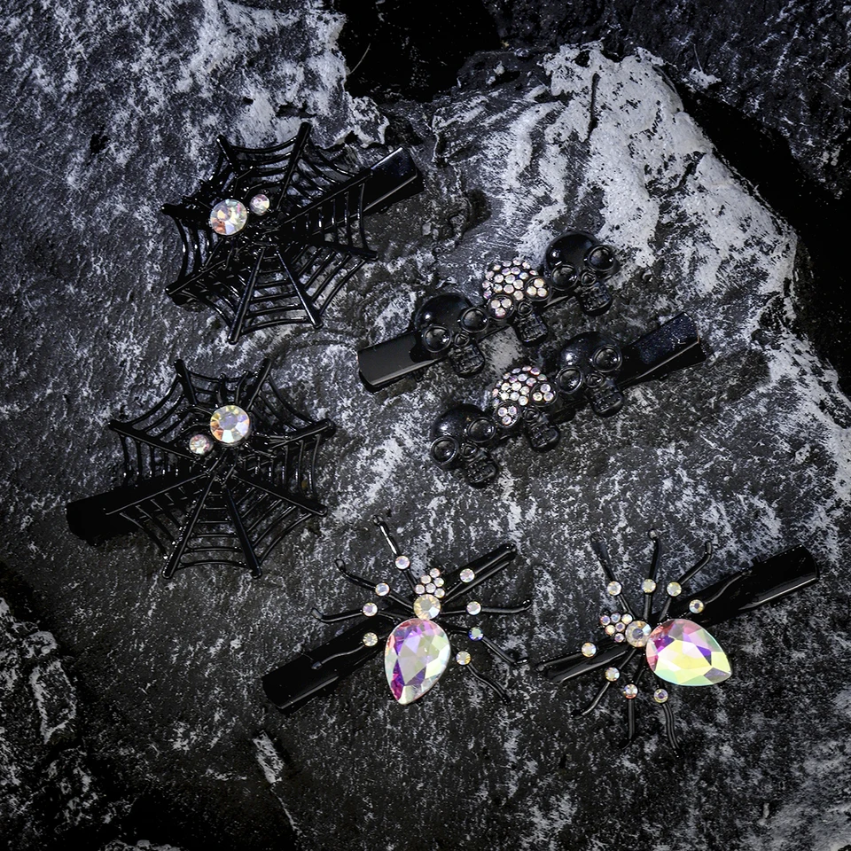 Pinces à Cheveux Effrayantes - Pince En Métal Pour Fille Cool - Pince à