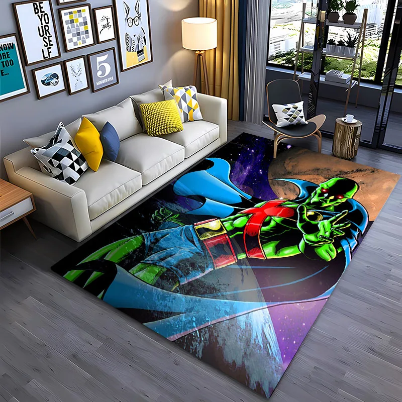 DC Martian Manhunter Carpet,Living Room and Bedroom Household Items, Children's Room Sofa Mat, Doormat Floor Anti-slip Rug,Gifts