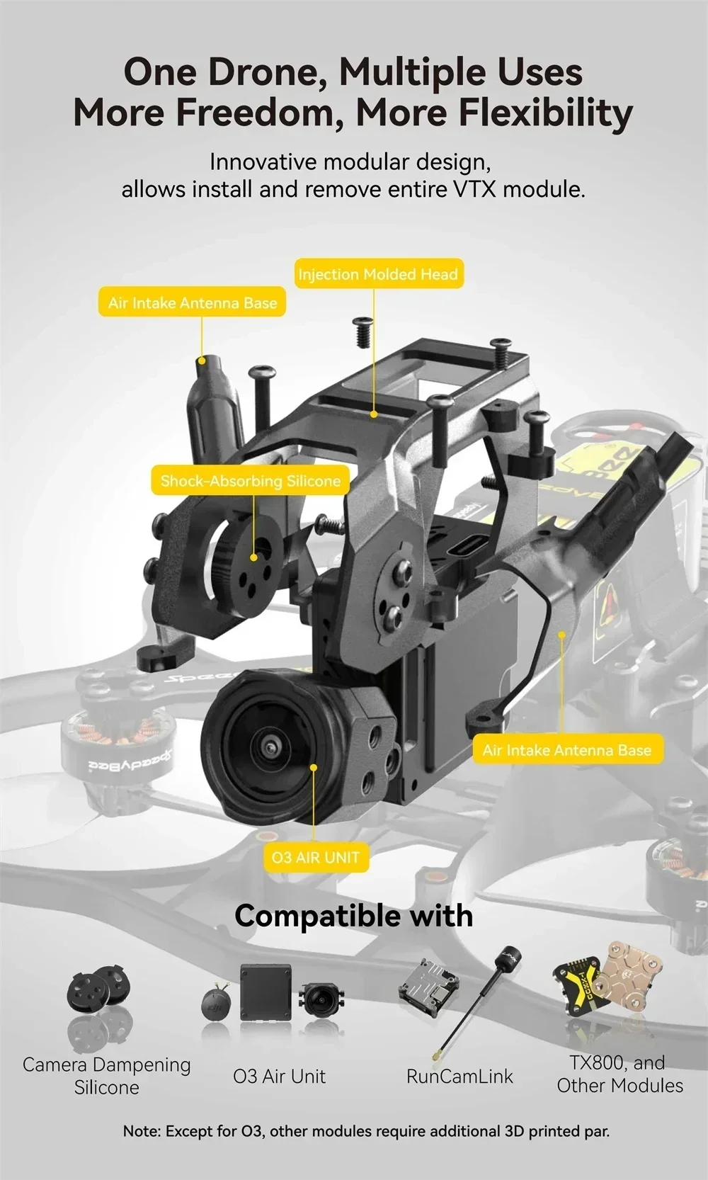 SpeedyBee Bee25 2.5inch HD FPV Drone ELRS 2.4G TBS Version For O4