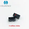 2Pcs Black Shell Red