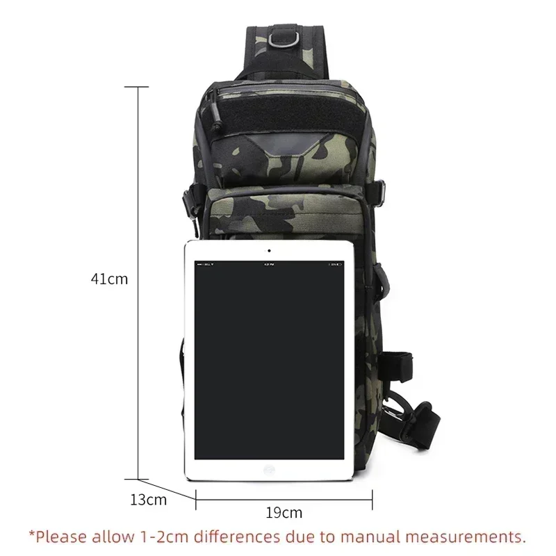 Sac à dos étanche pour pêche et sports outdoor - Sac bandoulière polyvalent randonnée vélo camping
