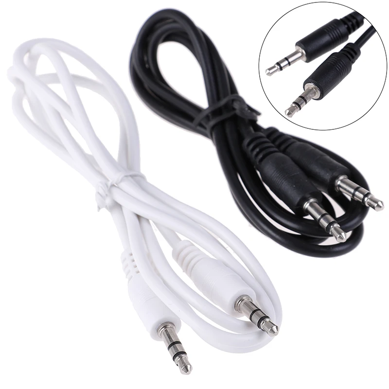 

High Quality 1Pc 1m 3.5mm Jack male to male car aux auxiliary cord stereo audio cable for MP3 player with standard 3.5mm jack