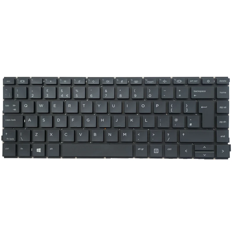 Reino Unido Eua Espanhol Latino Teclado para Laptop hp Probook 445 440 g8 g9 645 640 g8 g9 com Retroiluminação Aex8qe00010 Novo