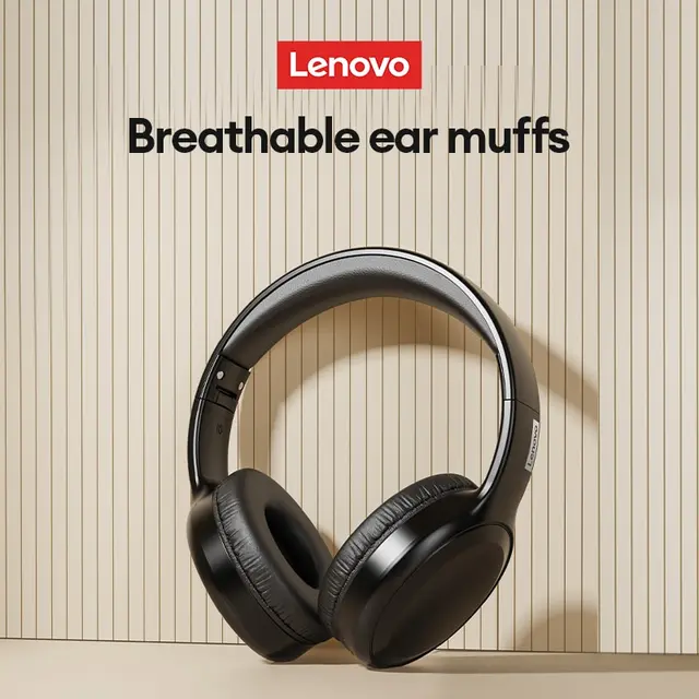 Lenovo TH30 Wireless Headphones Bluetooth 5.3 Earphones Foldable Gaming Headset Sport Headphone with Mic Music Earbuds 250mAh 3
