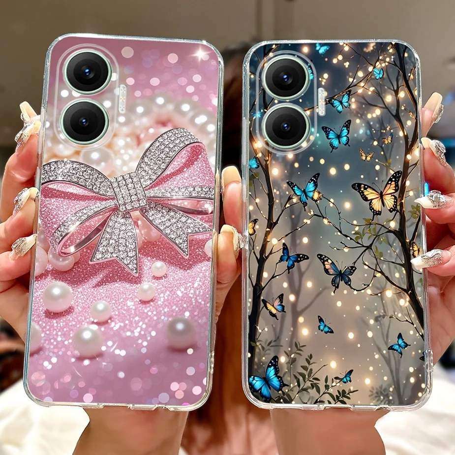 Stylish Painted Soft Silicone Case - Fashionable Protective Cover