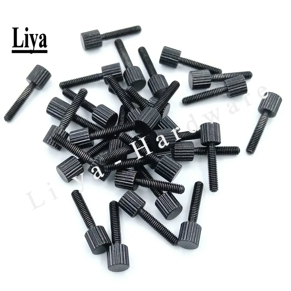 2-5pcs M2 M2.5 M3 M4 M5 M6 304 스테인레스 스틸 엄지 나사 일반 유형 미터법 널링 헤드 수동 조정 나사