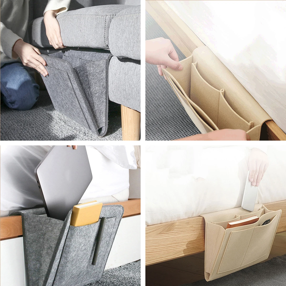 

Felt Creative Bedside Storage Hanging Bag Bag Student Dormitory Bedside Remote Book Storage Bag