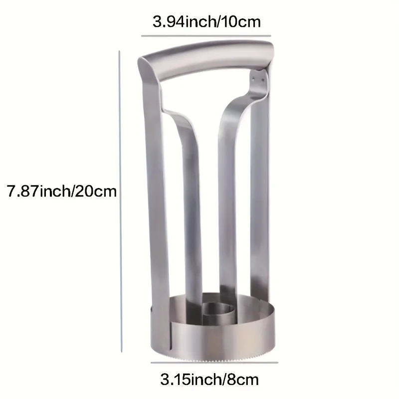 Stainless Steel Multi-Functional Corer and Peeler - Effortless Coring, Light Beige Sharp Blade for Precise Cutting