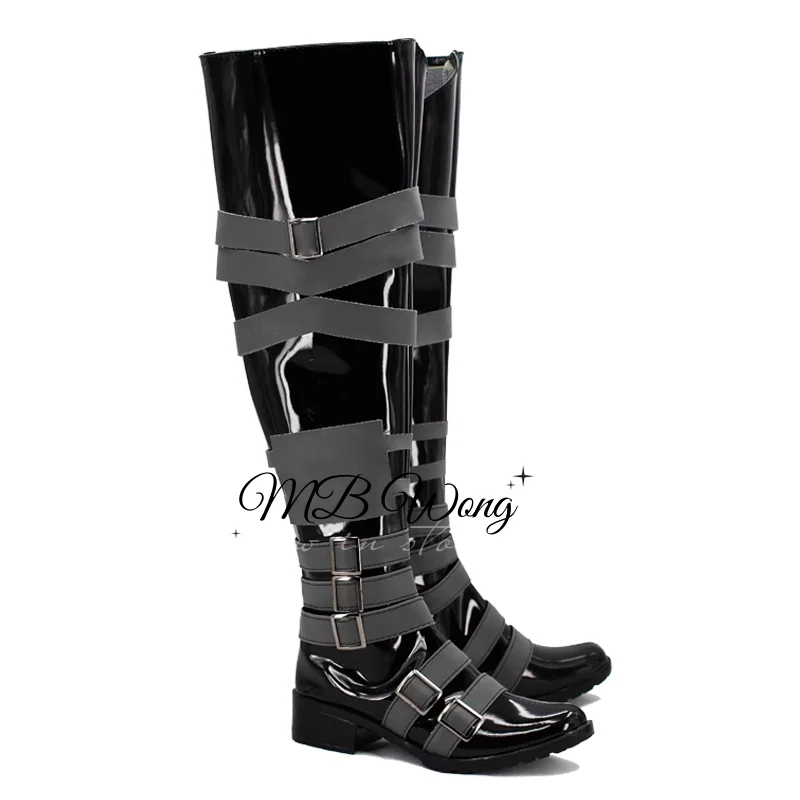 Black Butler Kuroshitsuji Undertaker High Boots Anime Cosplay Halloween  Carnival Party Accessories Shoes Custom Made Any Size - AliExpress