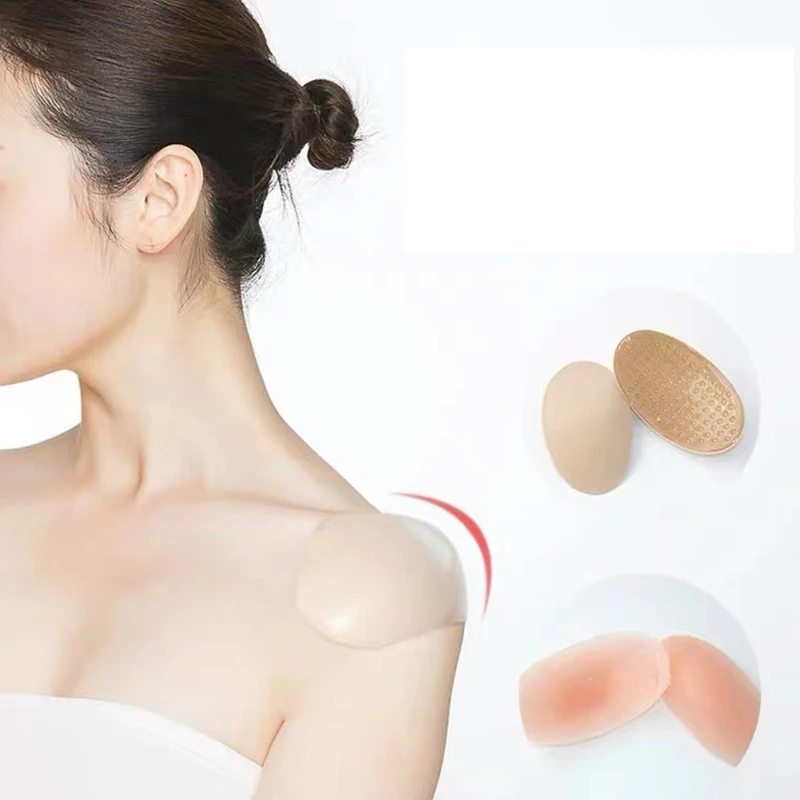 Silicone Invisible Reusable Right Angled Shoulder Enhancers
