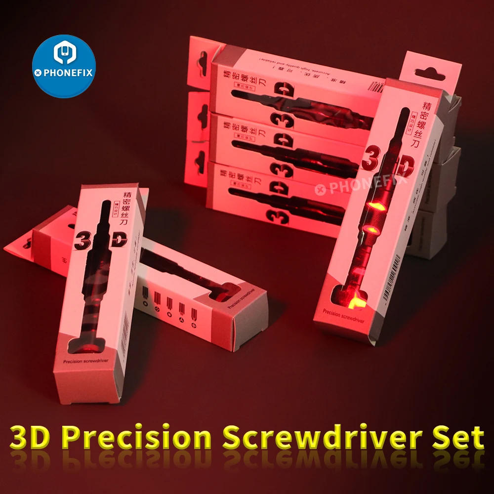 PHONEFIX 3D 精密ドライバーセット逆アセンブル 3D ボルト