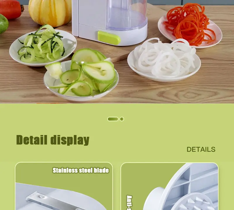 Professional Stainless Steel Spiralizer