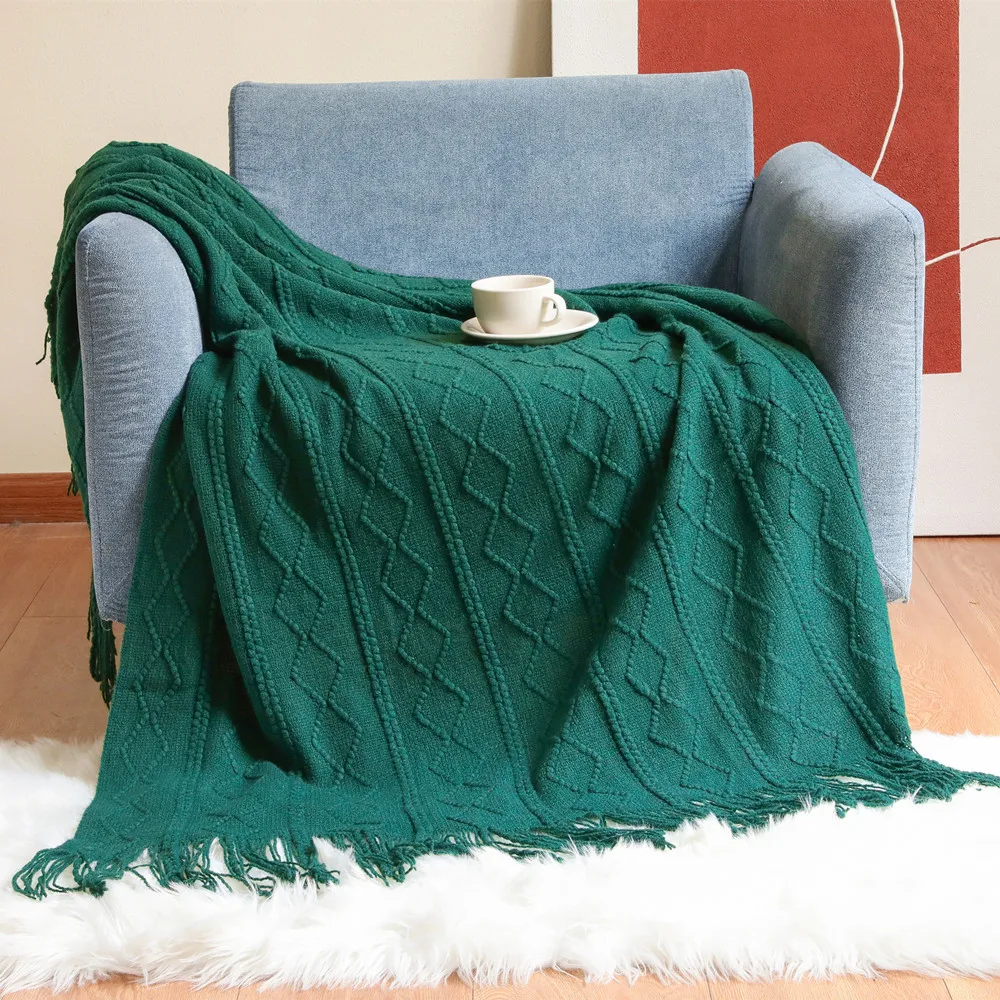 Blanket Soft Throw Blanket On Sofa Bed Plaids Adult Home Textile