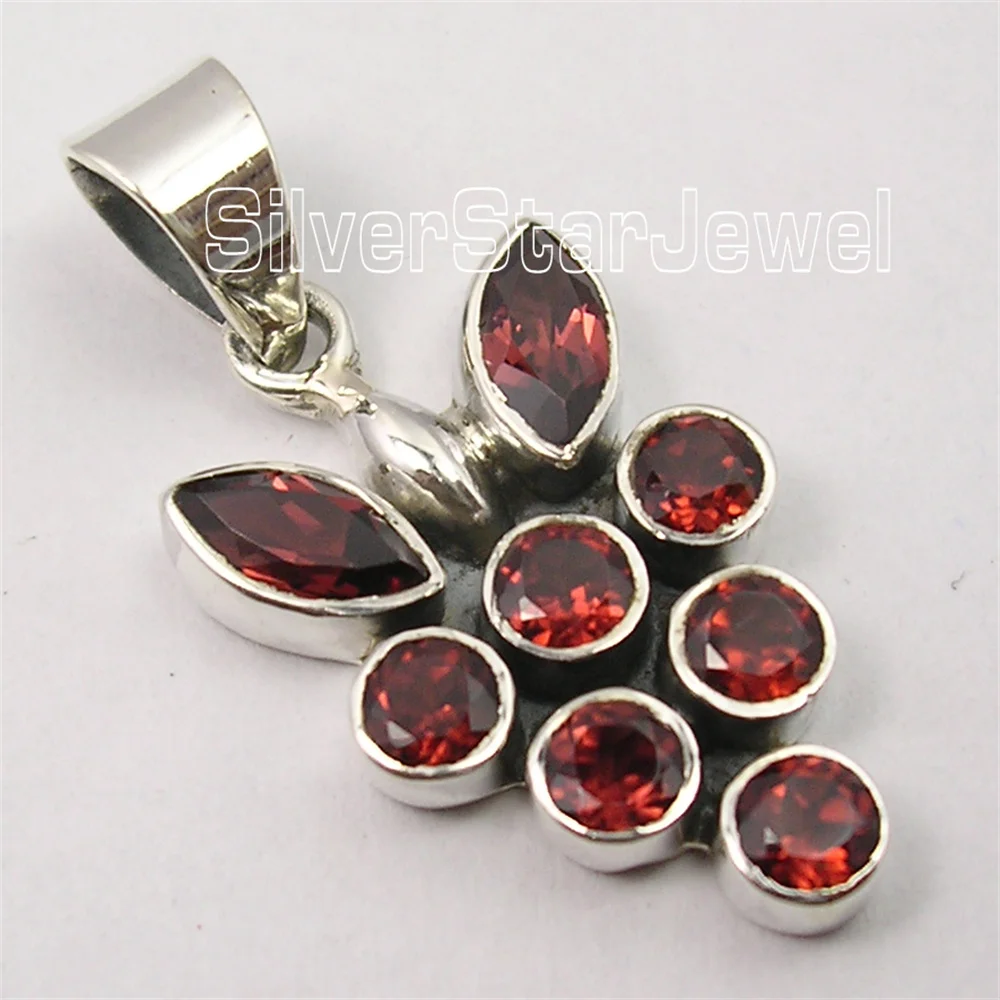 Many Color India Semi-precious Stone Pendant 1.3