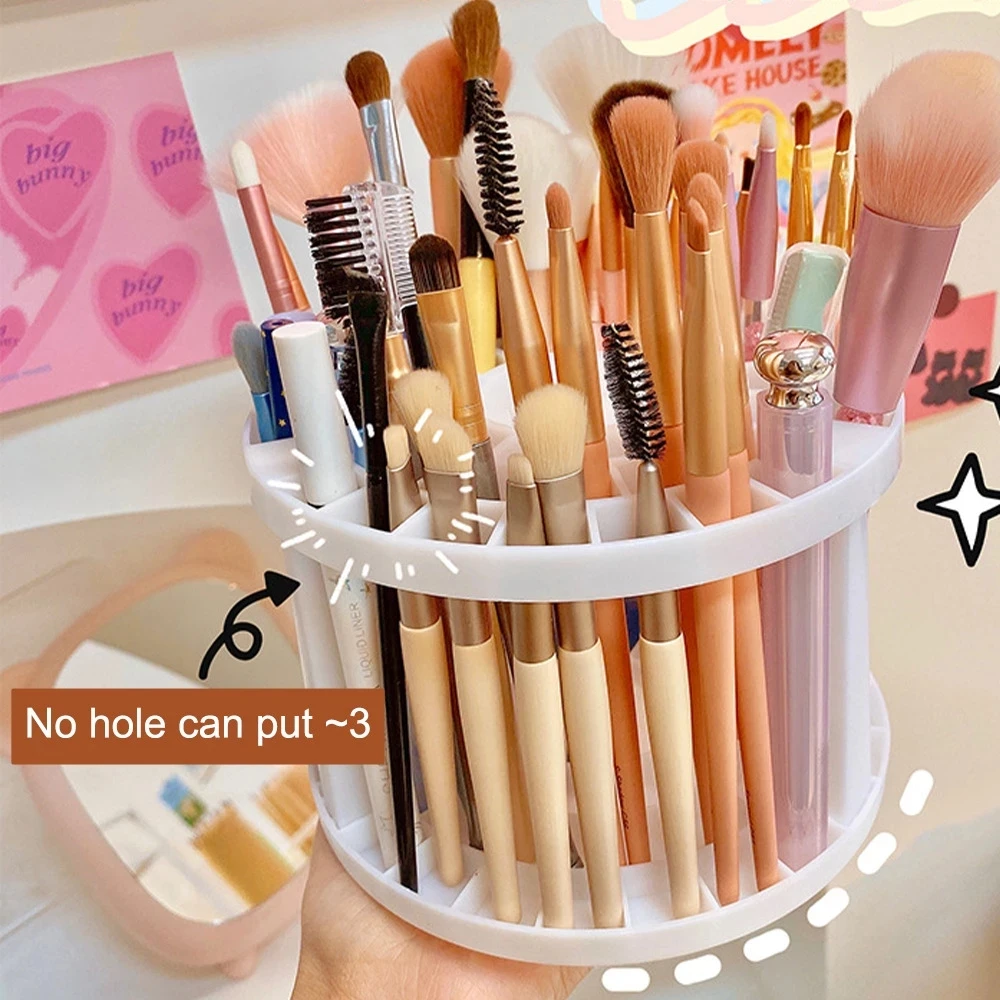 Acrylic Transparent Cosmetic Holder Makeup Brushes Tool Storage