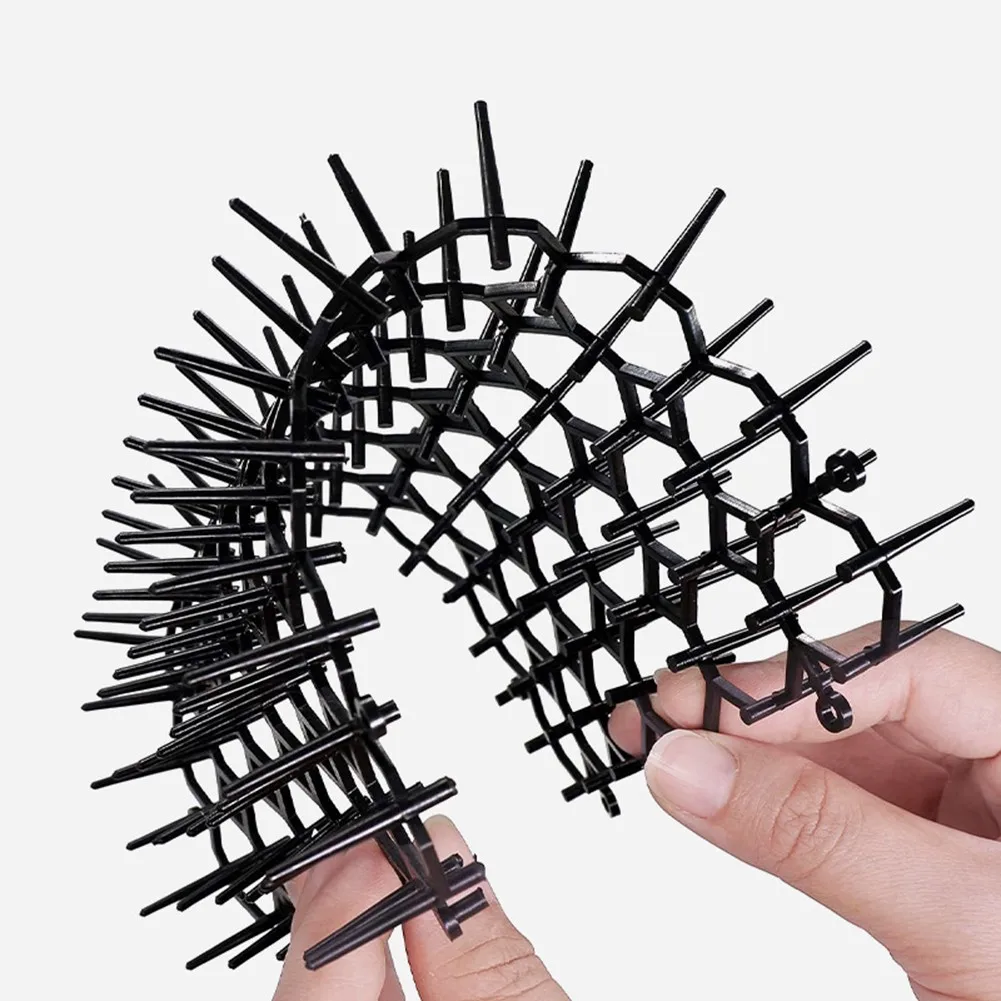 

12pcs Cat Scat Mat Spike Cat Pest Deterrent Garden22222222222222222222222222222222222222 Repellent Animal Scarer