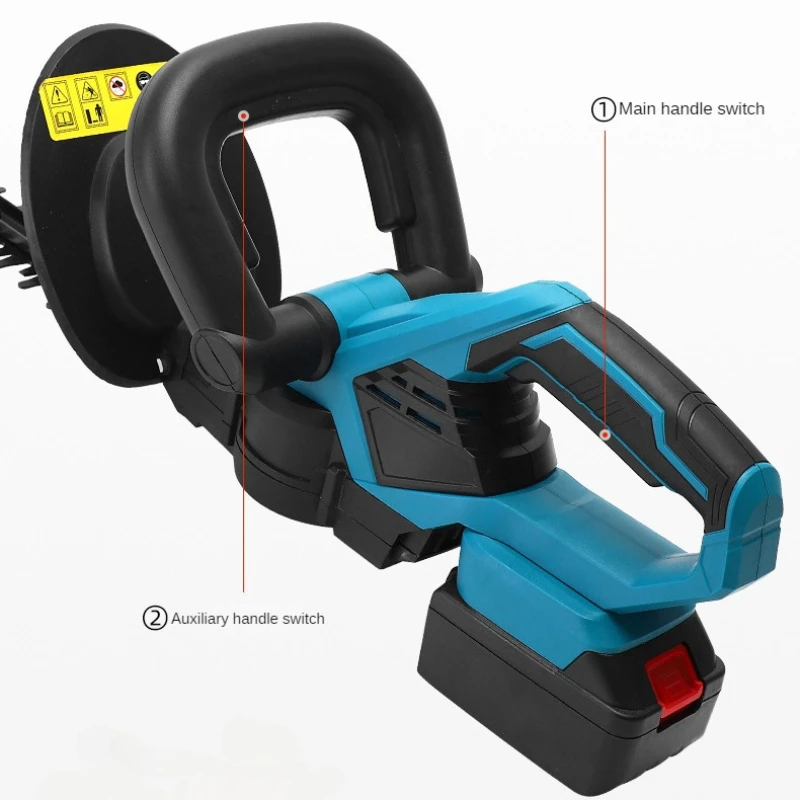 Lithium battery wireless greening tea tree leaf trimming hedge garden pruning saw electric household hedge trimmer 4