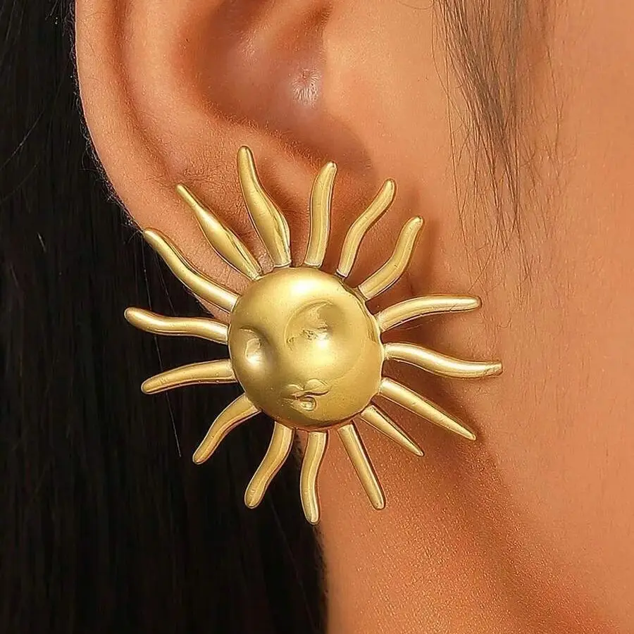 Stainless Steel Earrings for Women Colorful
